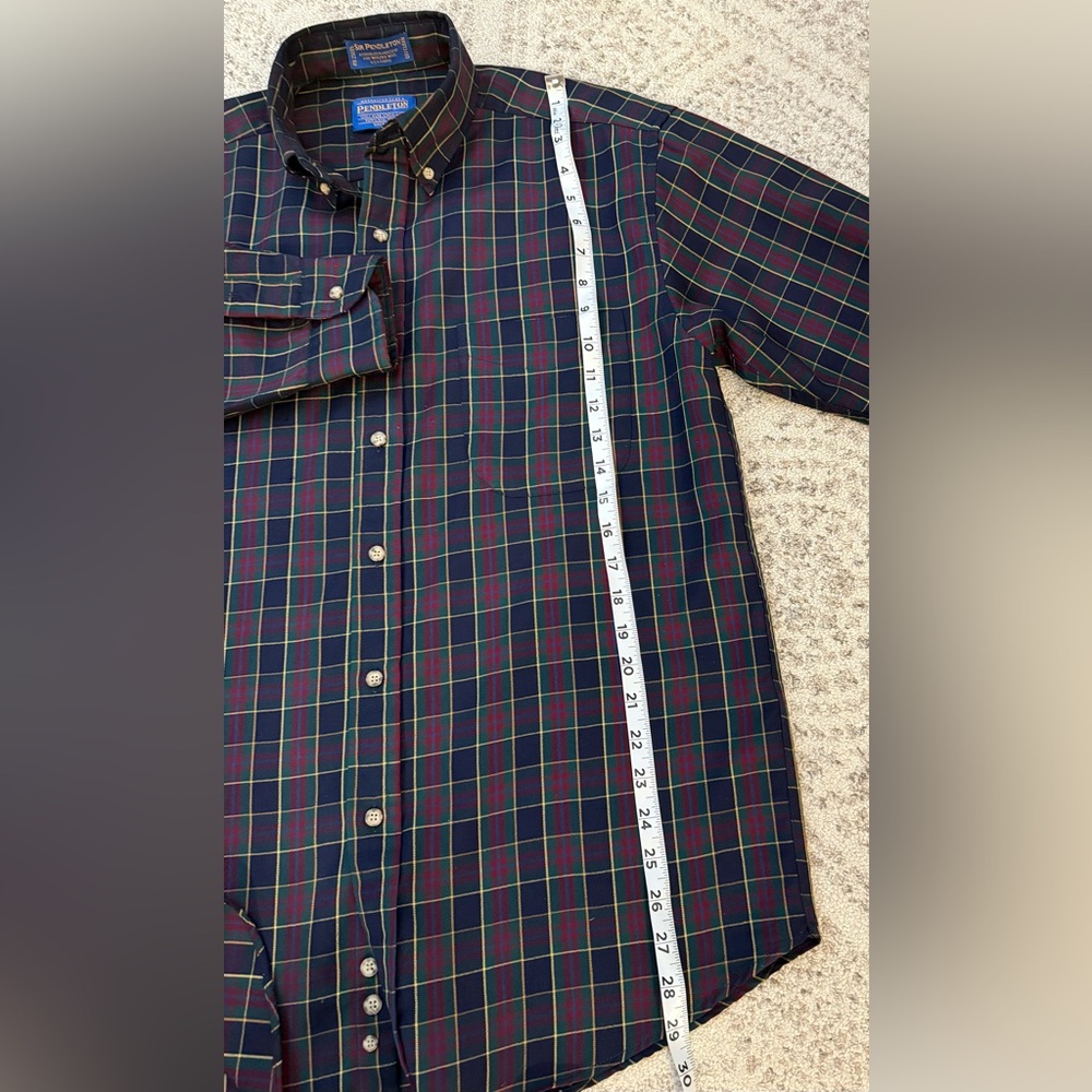 Pendleton 100% Pure Virgin Wool Button Up Mens Sh… - image 4